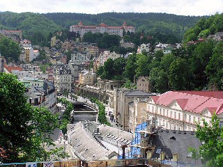 Vue de Karlovy Vary (cliquez pour agrandir)